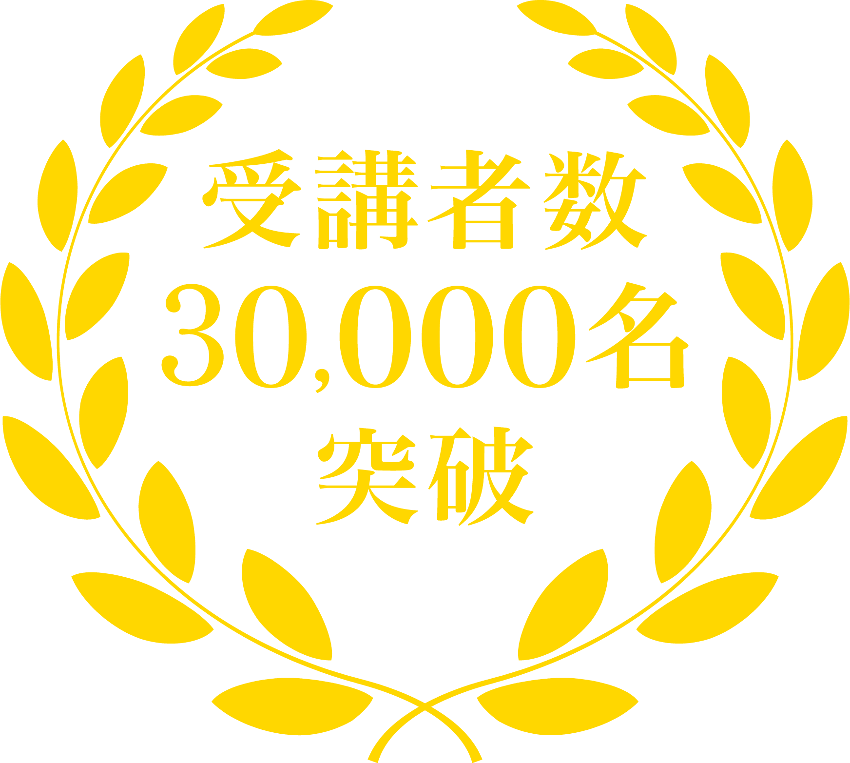 受講者数30,000名突破